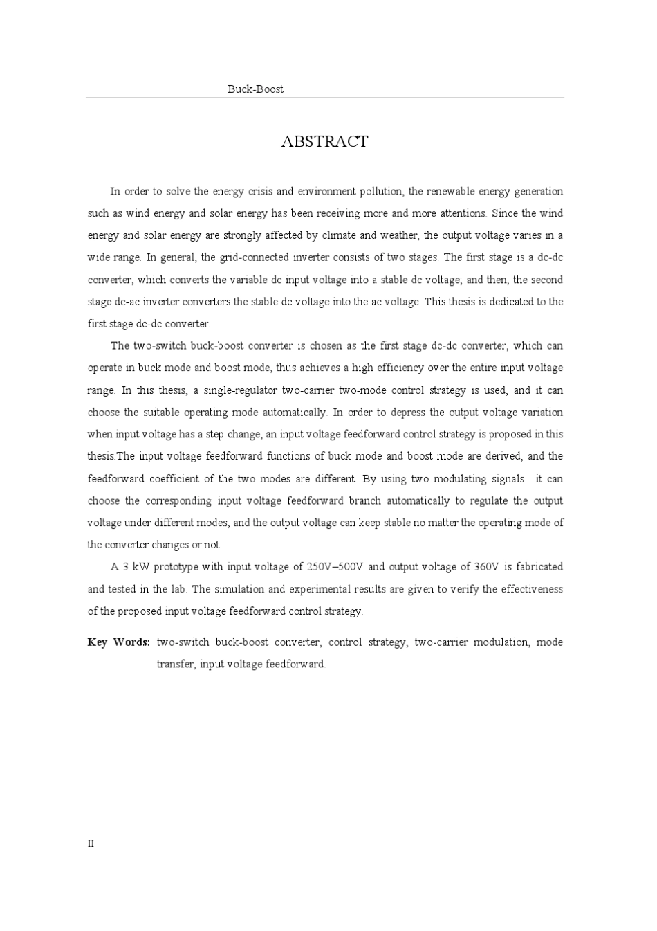 双管BuckBoost变换器的输入电压前馈控制方法_第3页