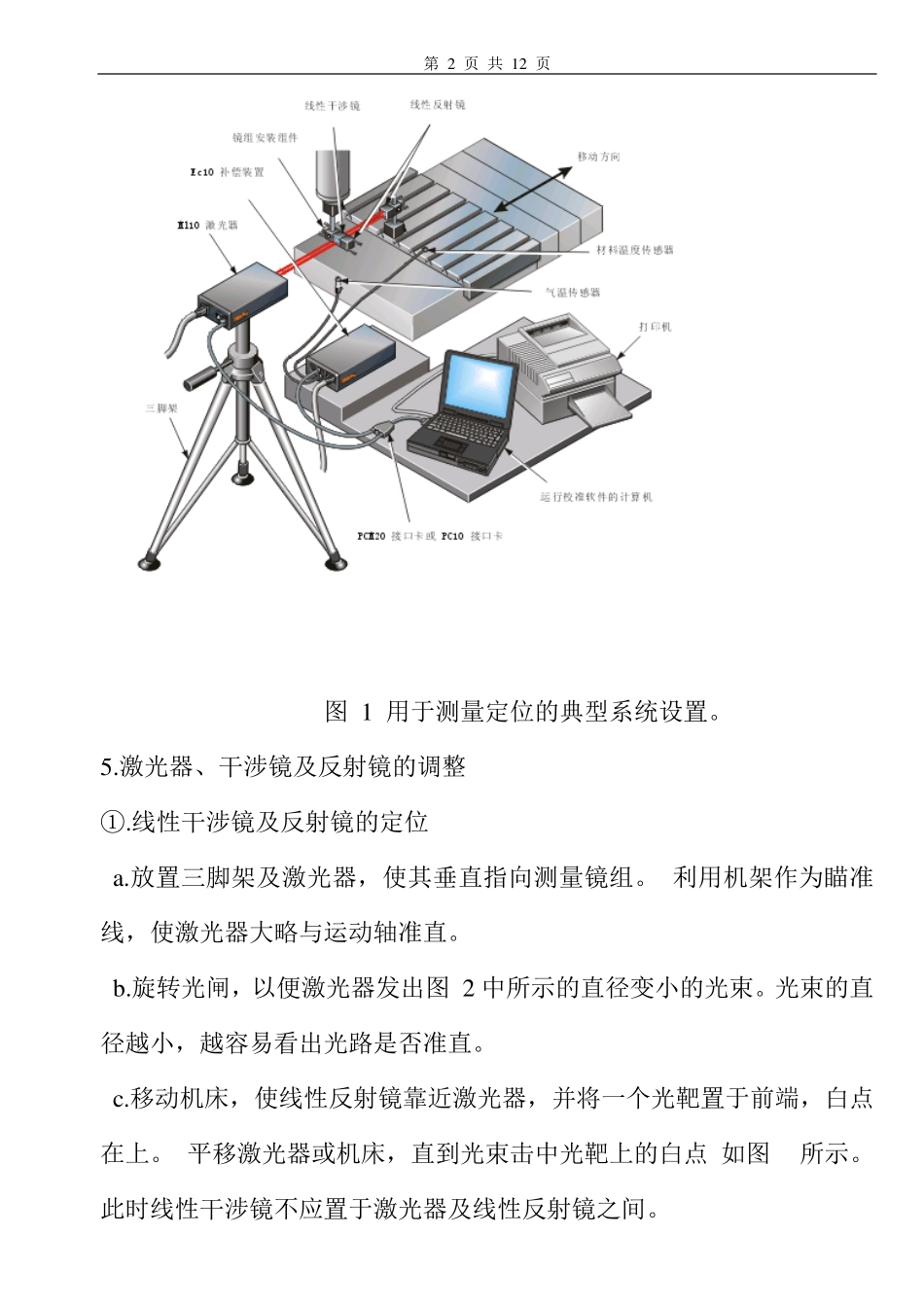 双频激光干涉使用仪操作说明_第2页