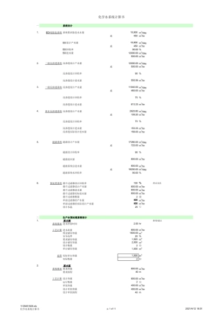 反渗透EDI计算软件