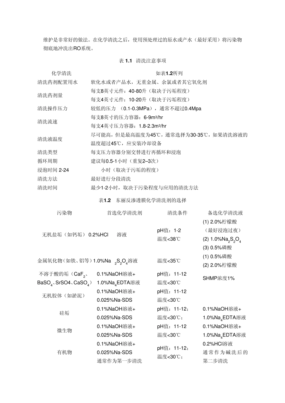 反渗透系统化学清洗_第3页