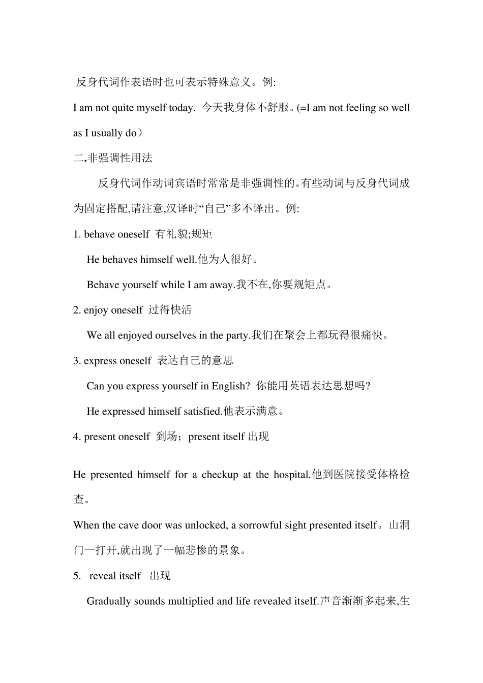反身代词搭配)_第3页