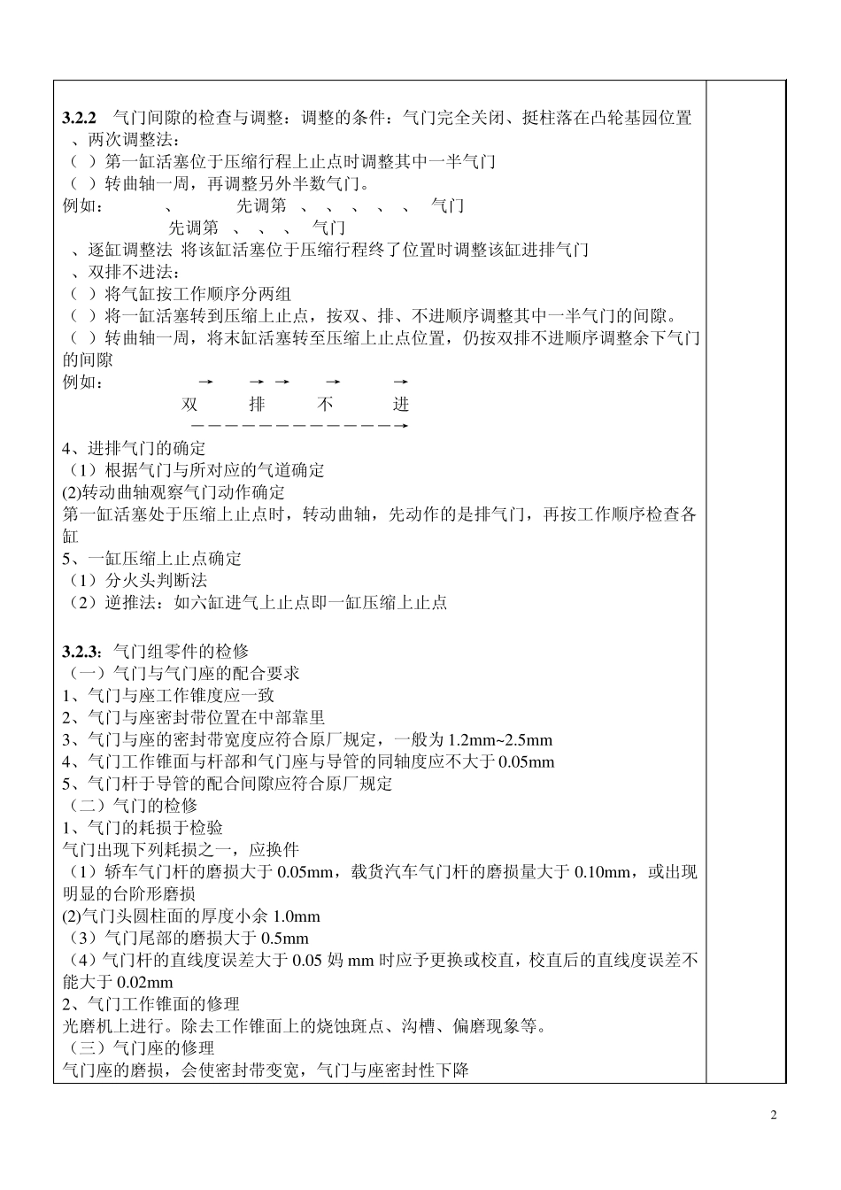 发动机构造与维修32配气机构的维修教案_第2页