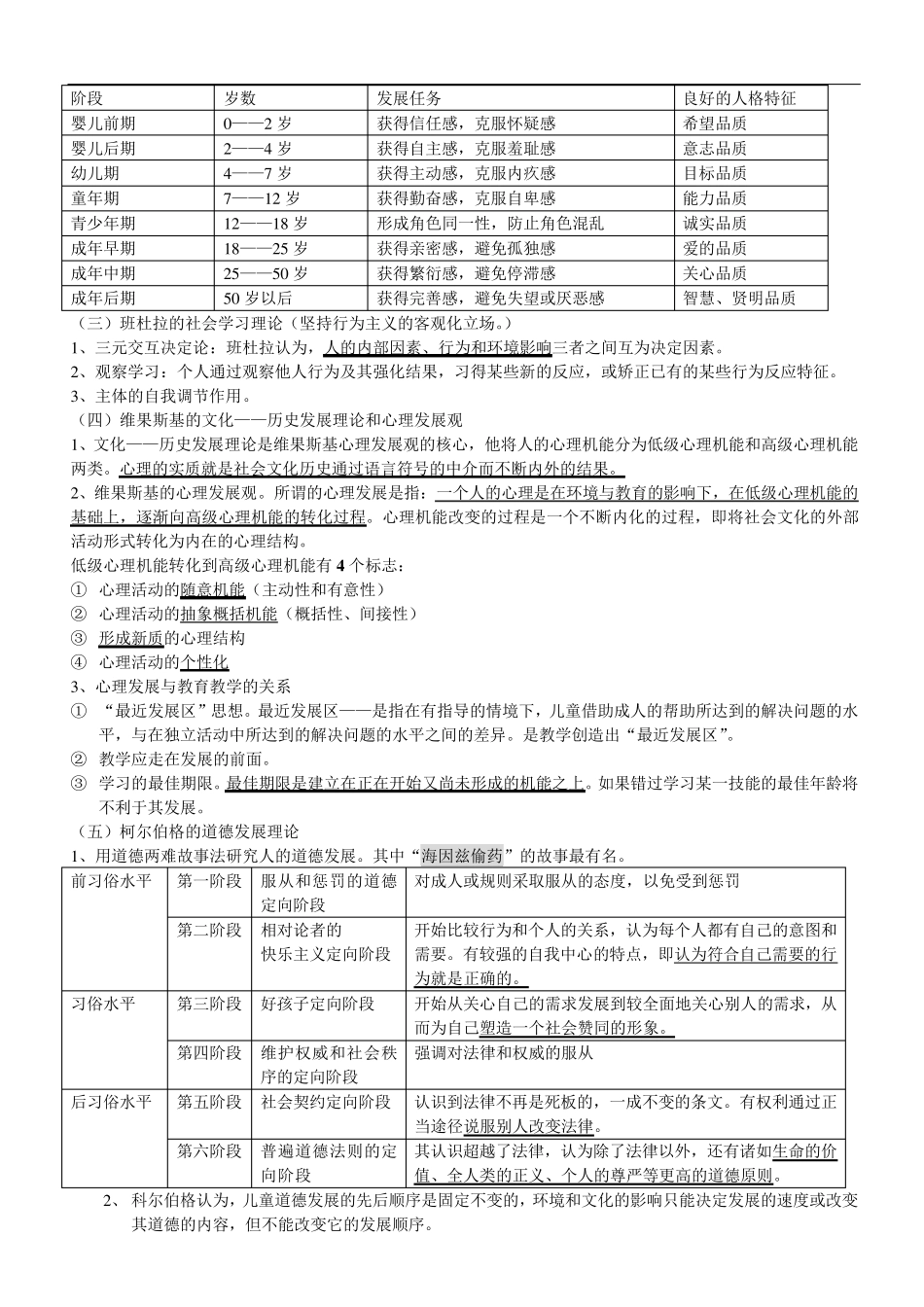 发展心理学重点总结_第3页