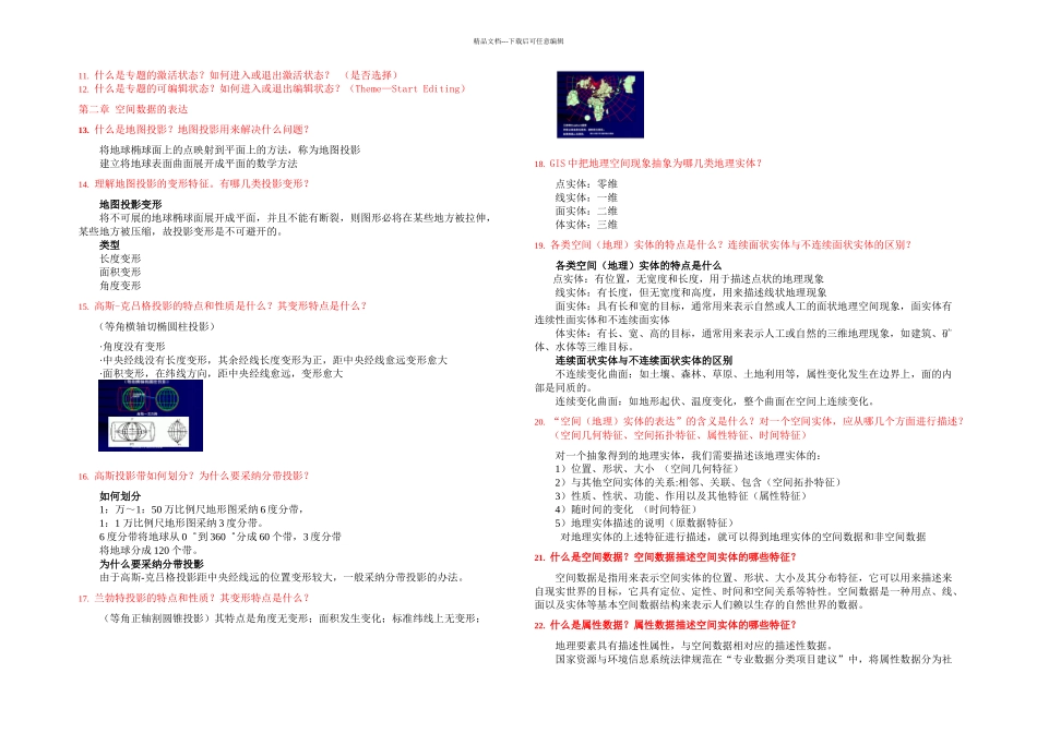 GIS应用思考题全部答案_第2页