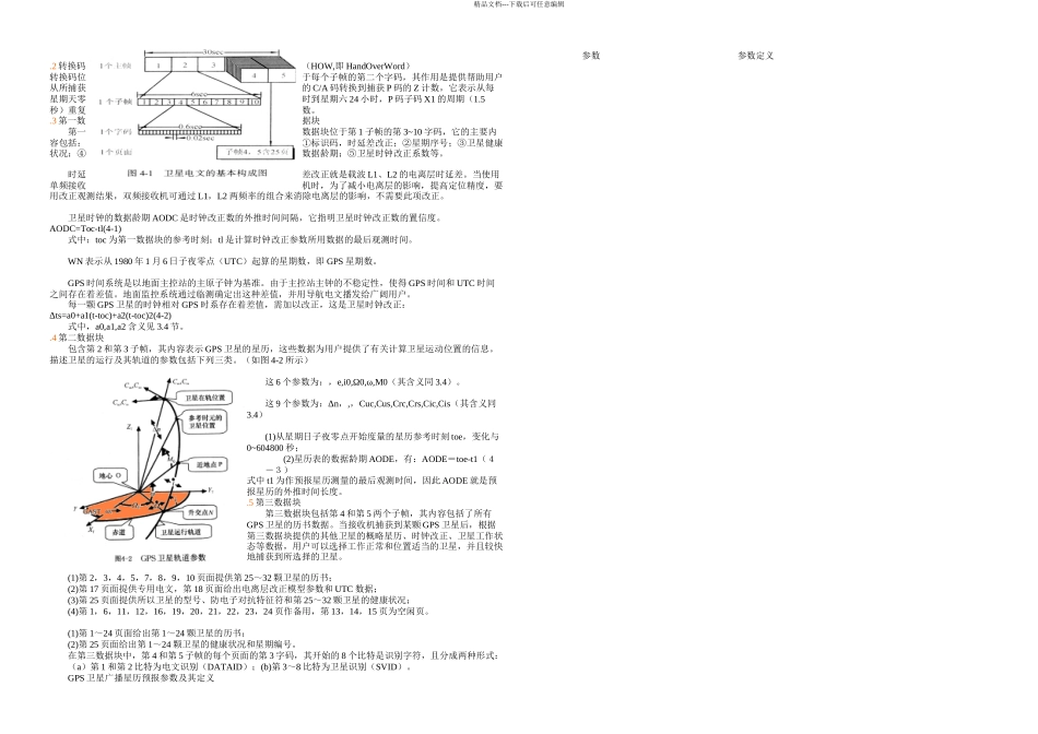 GPS卫星的坐标计算_第2页