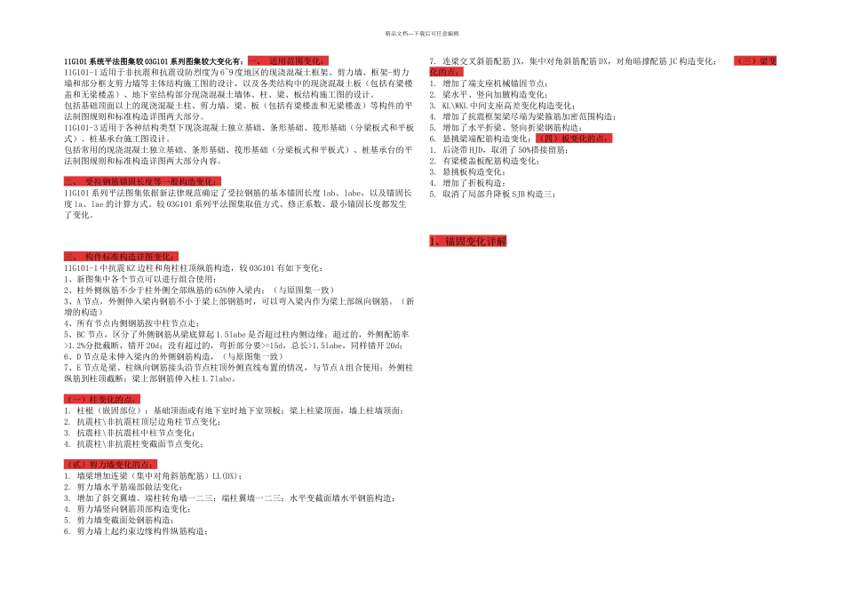 G图集变化全面解析_第1页