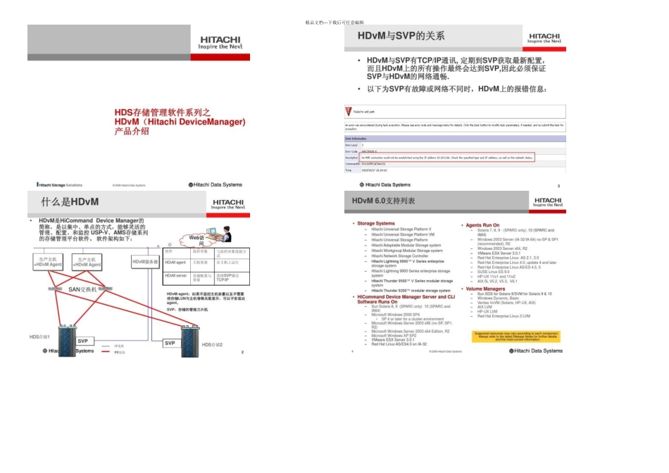 HDS存储管理软件系列之HDvMHitachiD_第1页
