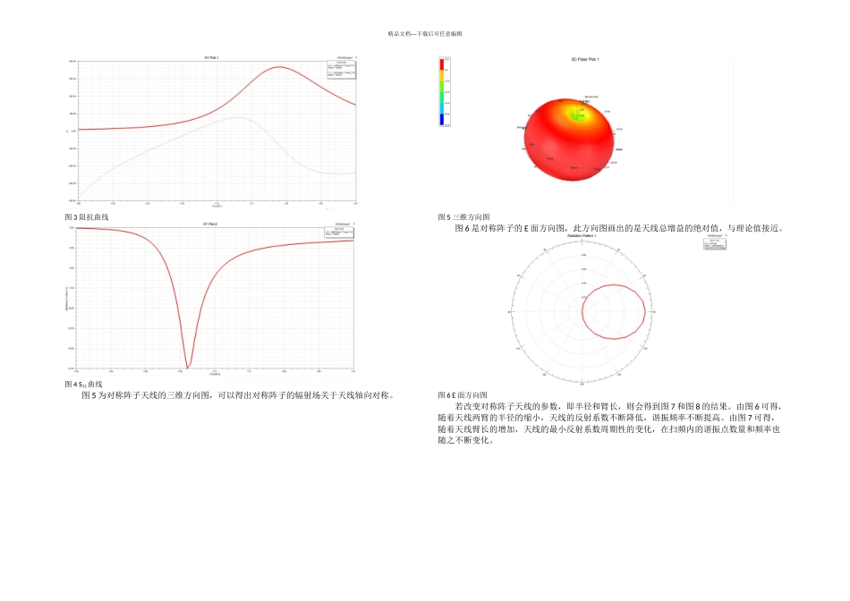 HFSS仿真对称阵子天线_第2页
