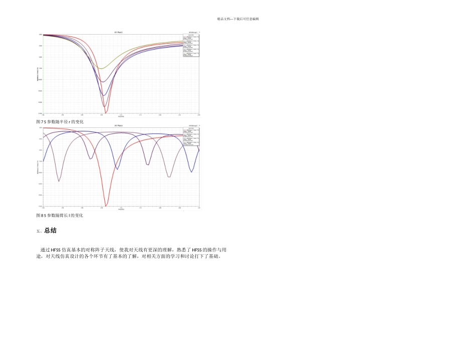 HFSS仿真对称阵子天线_第3页