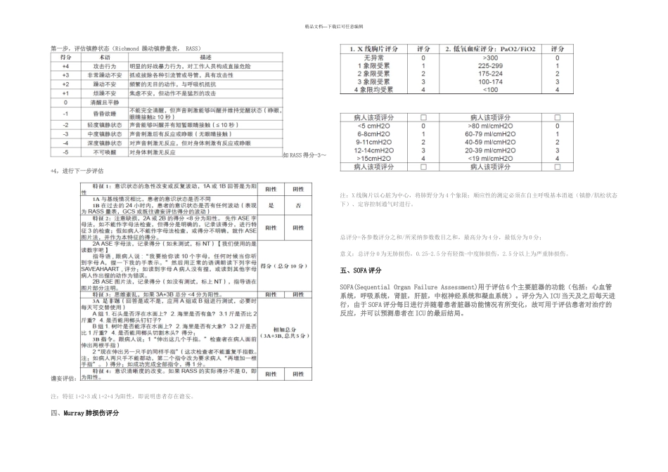 ICU病人危重程评分系统_第3页
