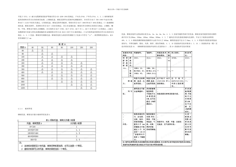 JBT电缆桥架标准机械行业标准JB_第3页