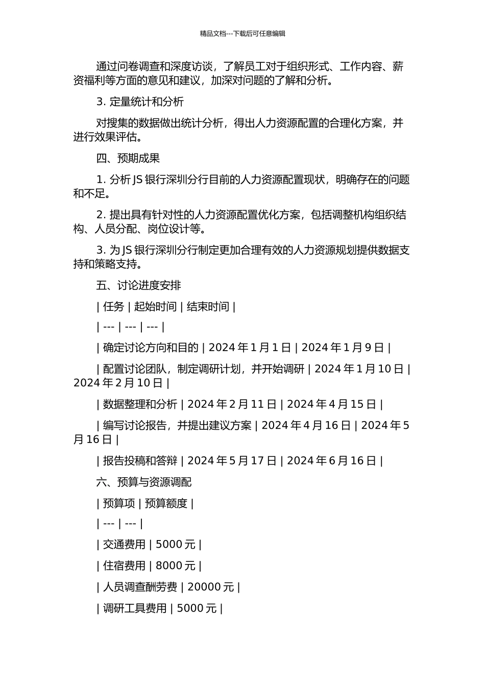 JS银行深圳分行人力资源配置优化研究的开题报告_第2页