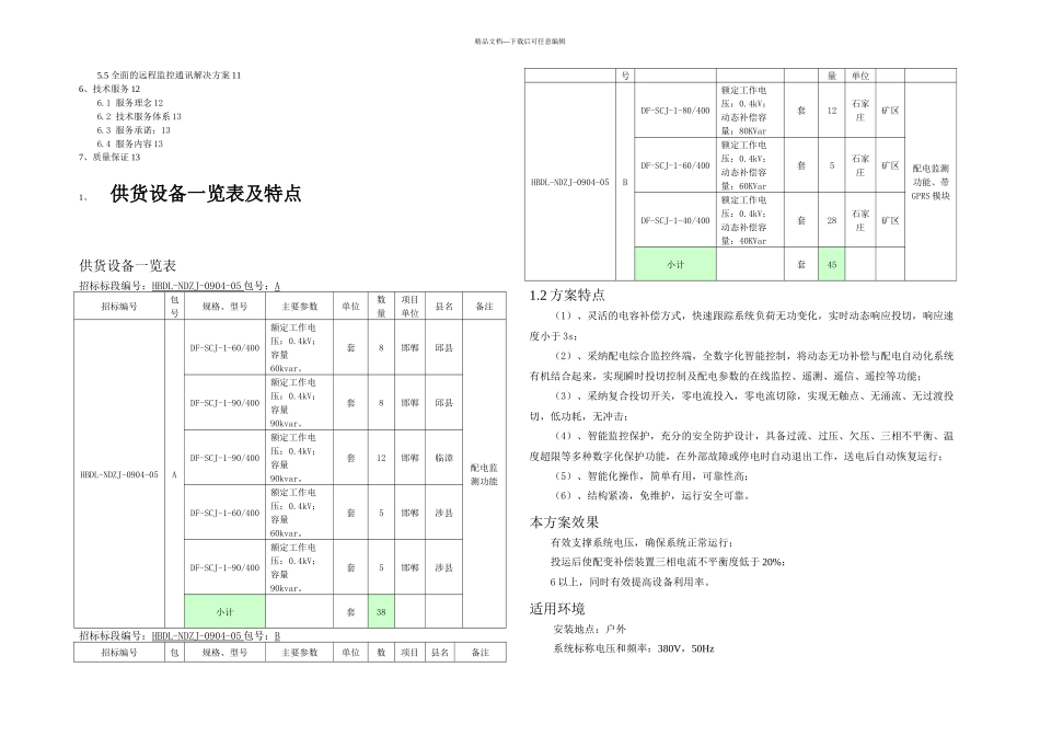 kV自动无功补偿装置方案_第2页