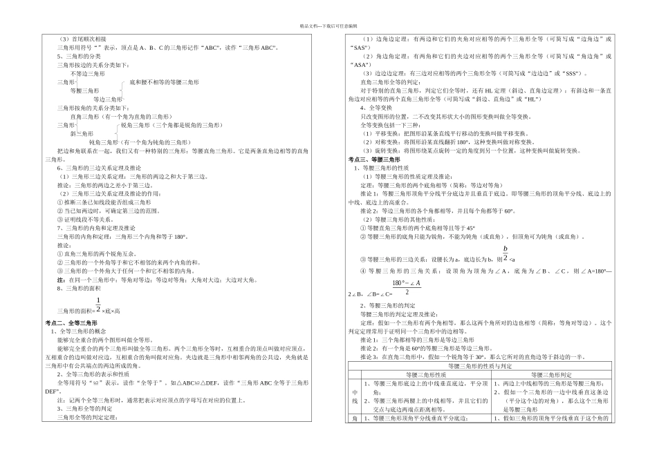 K下数学三角形复习课_第2页