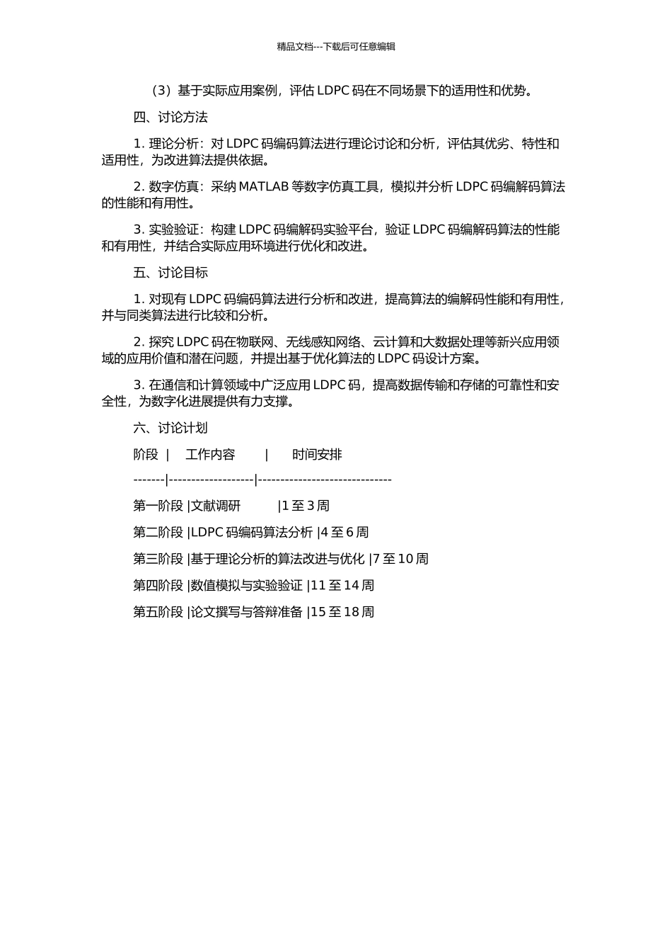 LDPC码编码算法研究与改进的开题报告_第2页