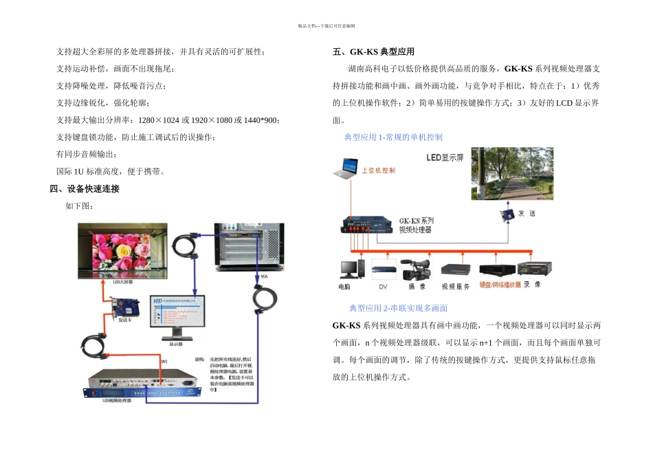 LED视频处理器简介湖南高科_第2页