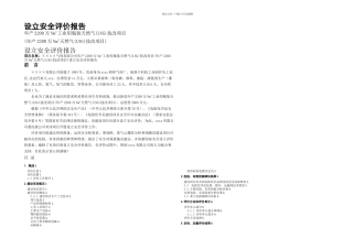 LNG项目设立安全评价