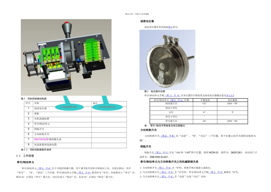 Mb型司机控制器使用维护说明书_第3页