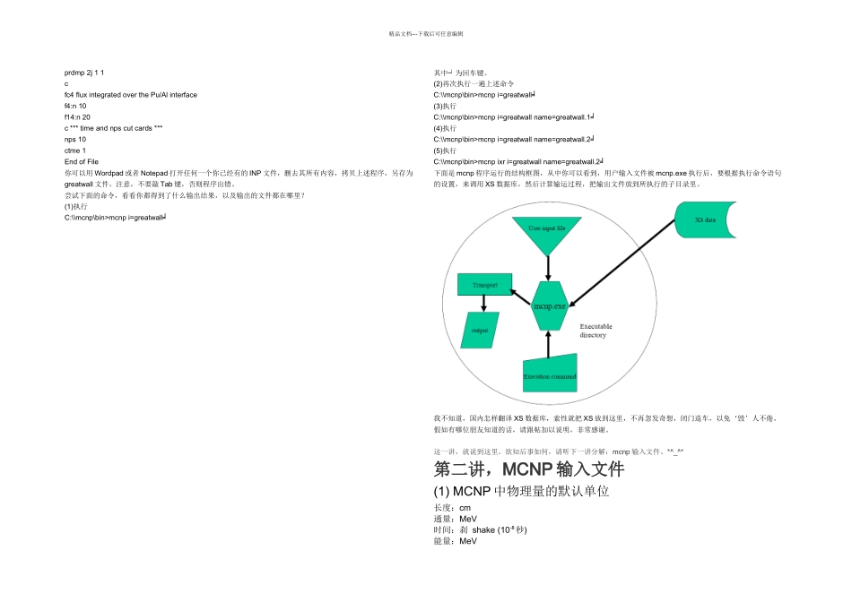 mcnp从入门到精通讲座_第3页