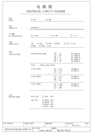 发那科0iMD电路图