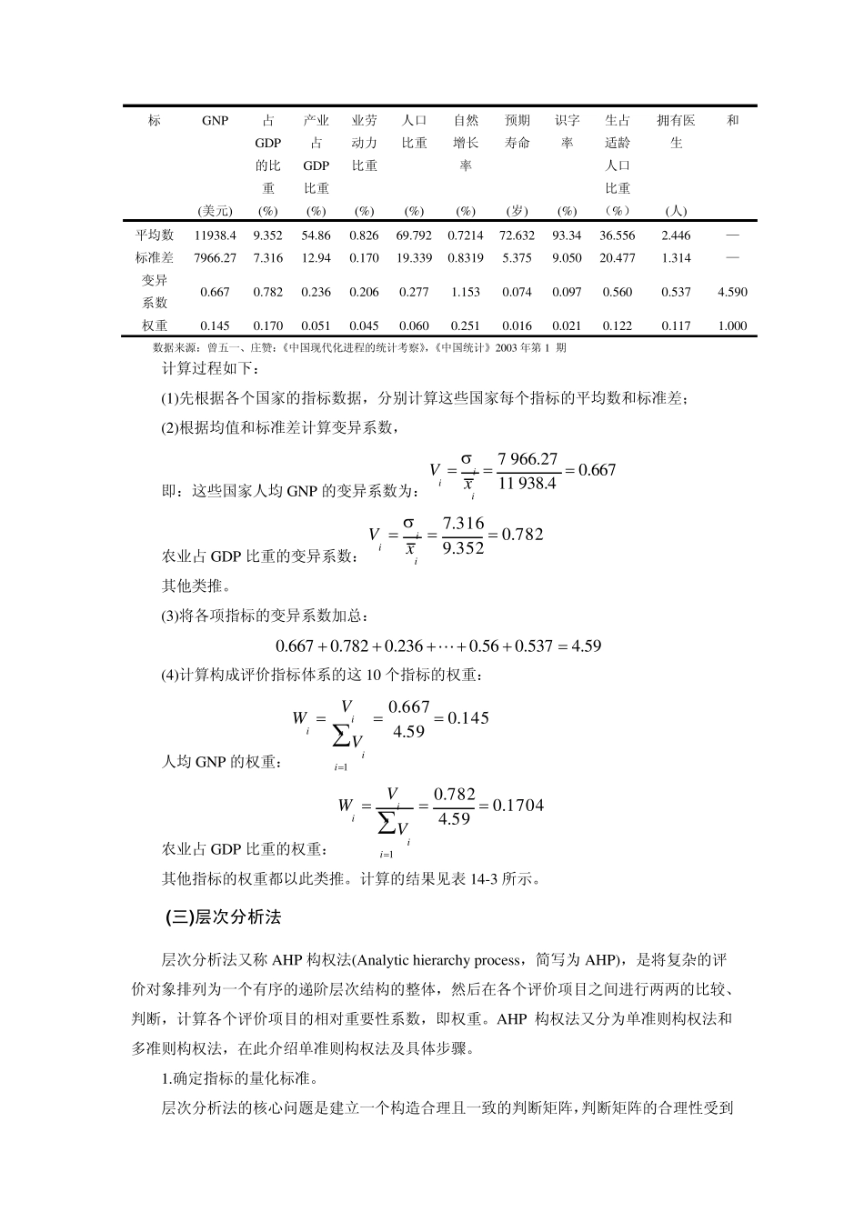 变异系数_层次分析_各种权重求解法_第3页