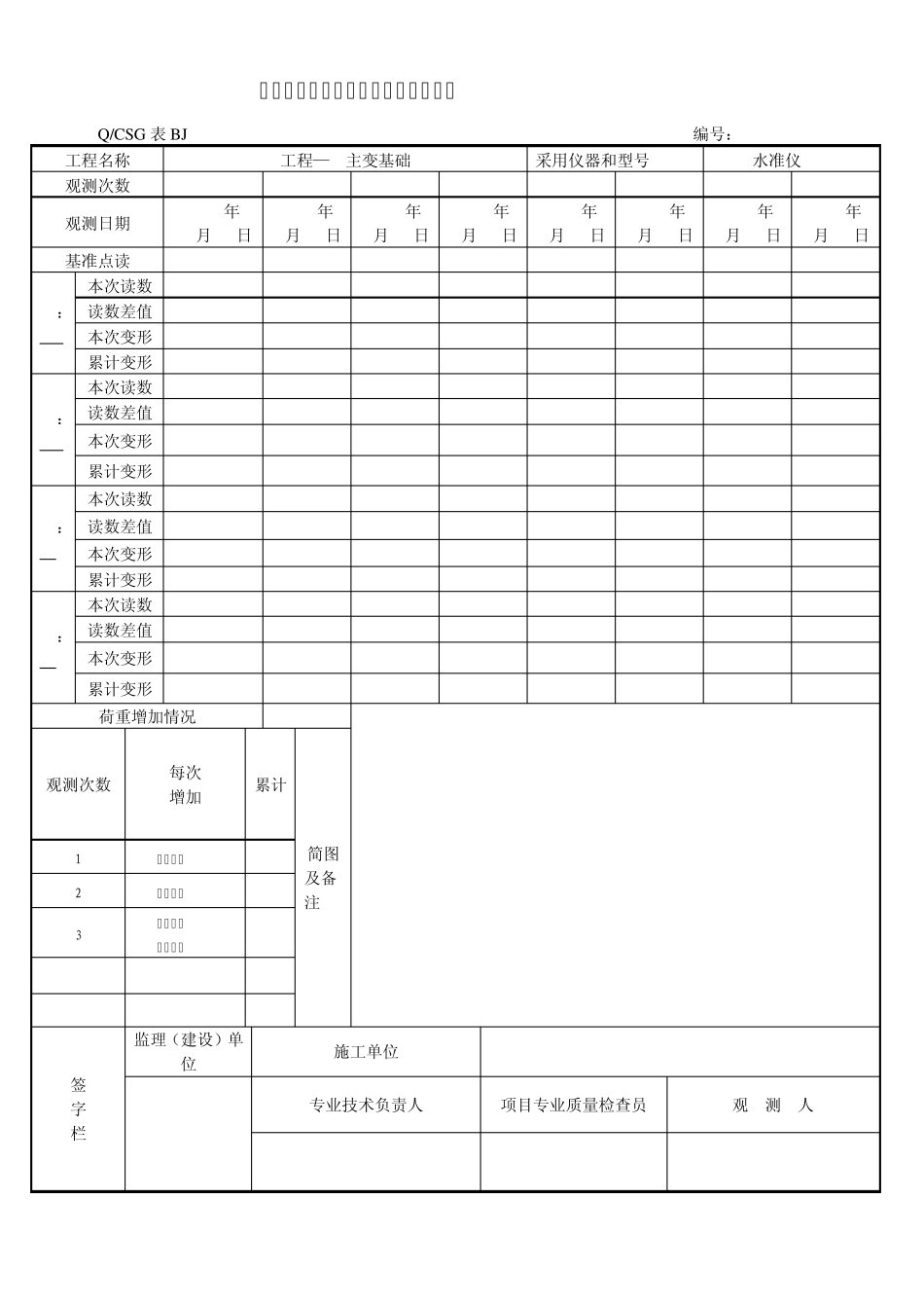 变电站沉降观测记录_第2页