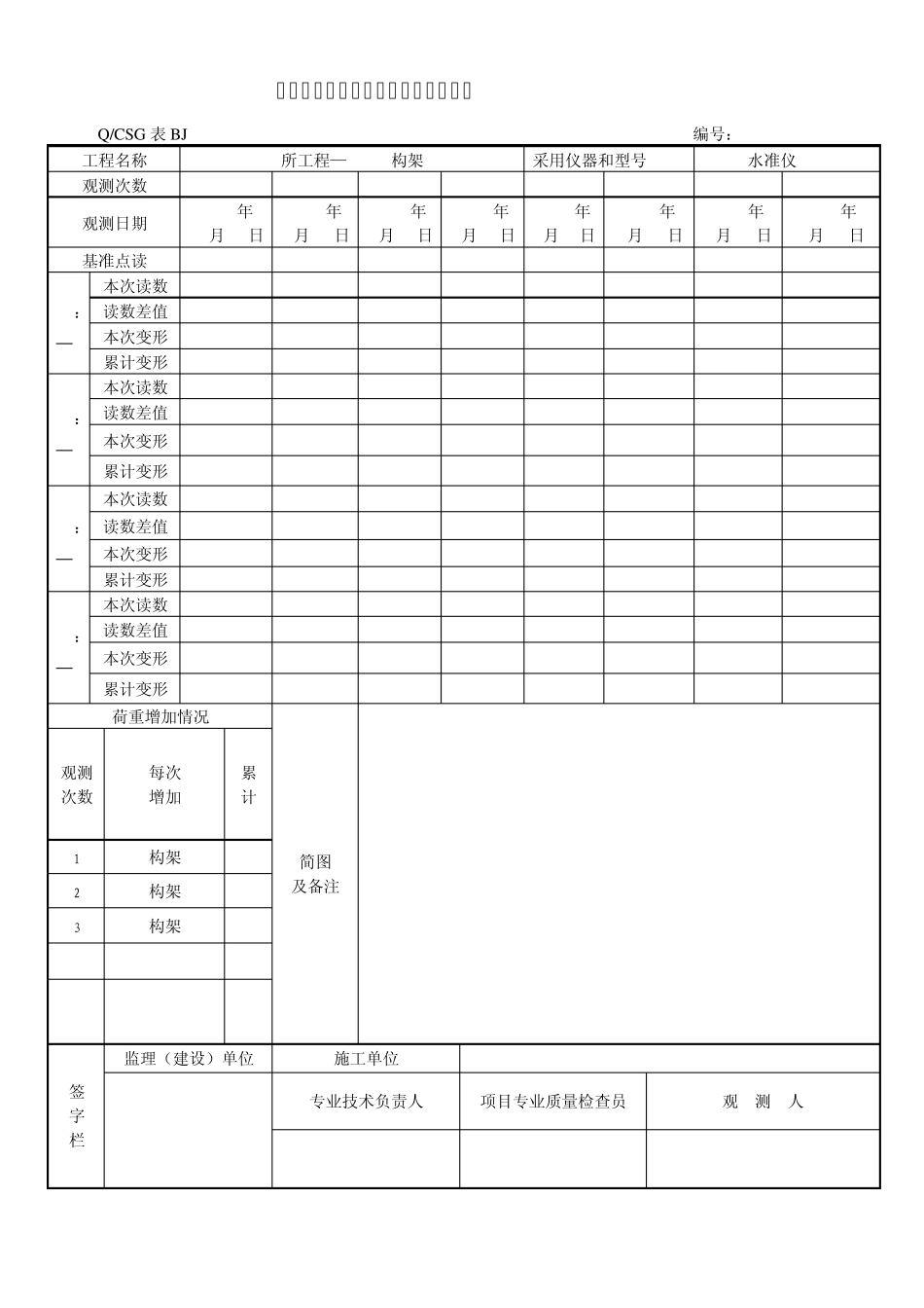 变电站沉降观测记录_第3页