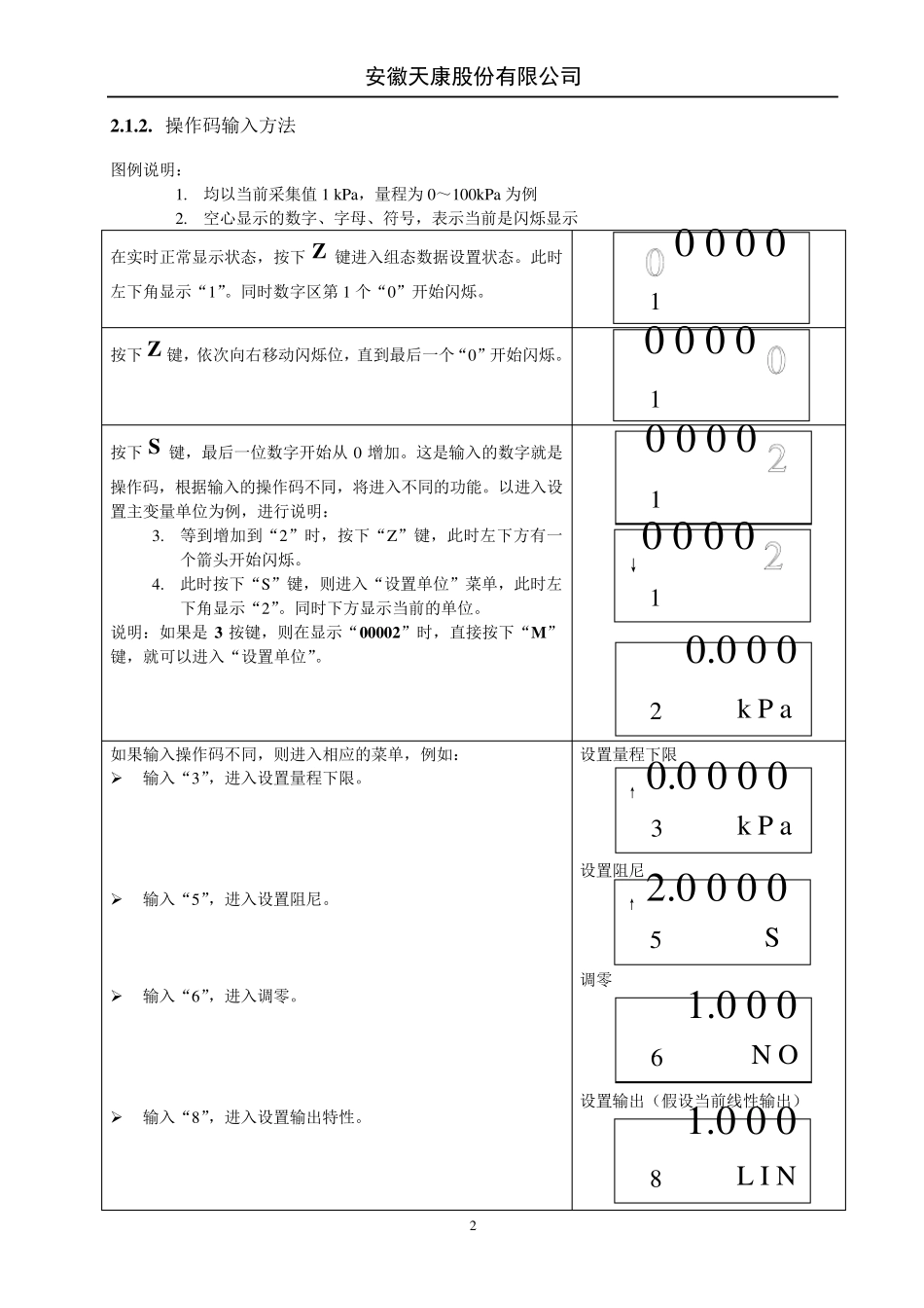变送器调试说明书_第2页