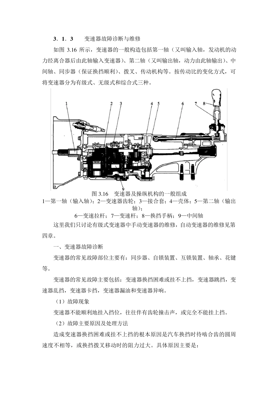 变速器故障诊断与维修_第1页