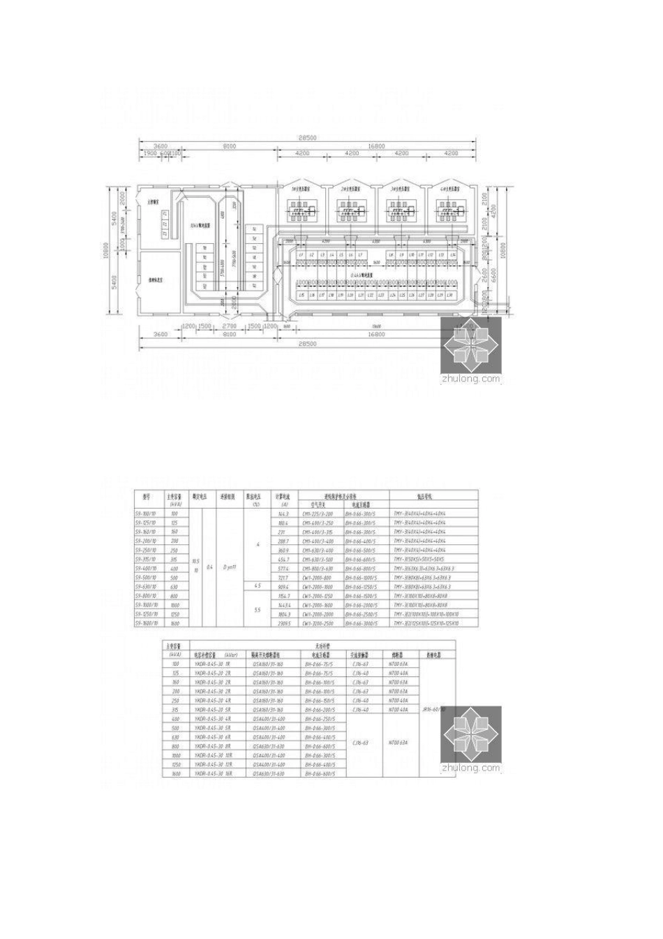 变配电工程高低压完整配电图纸_第2页