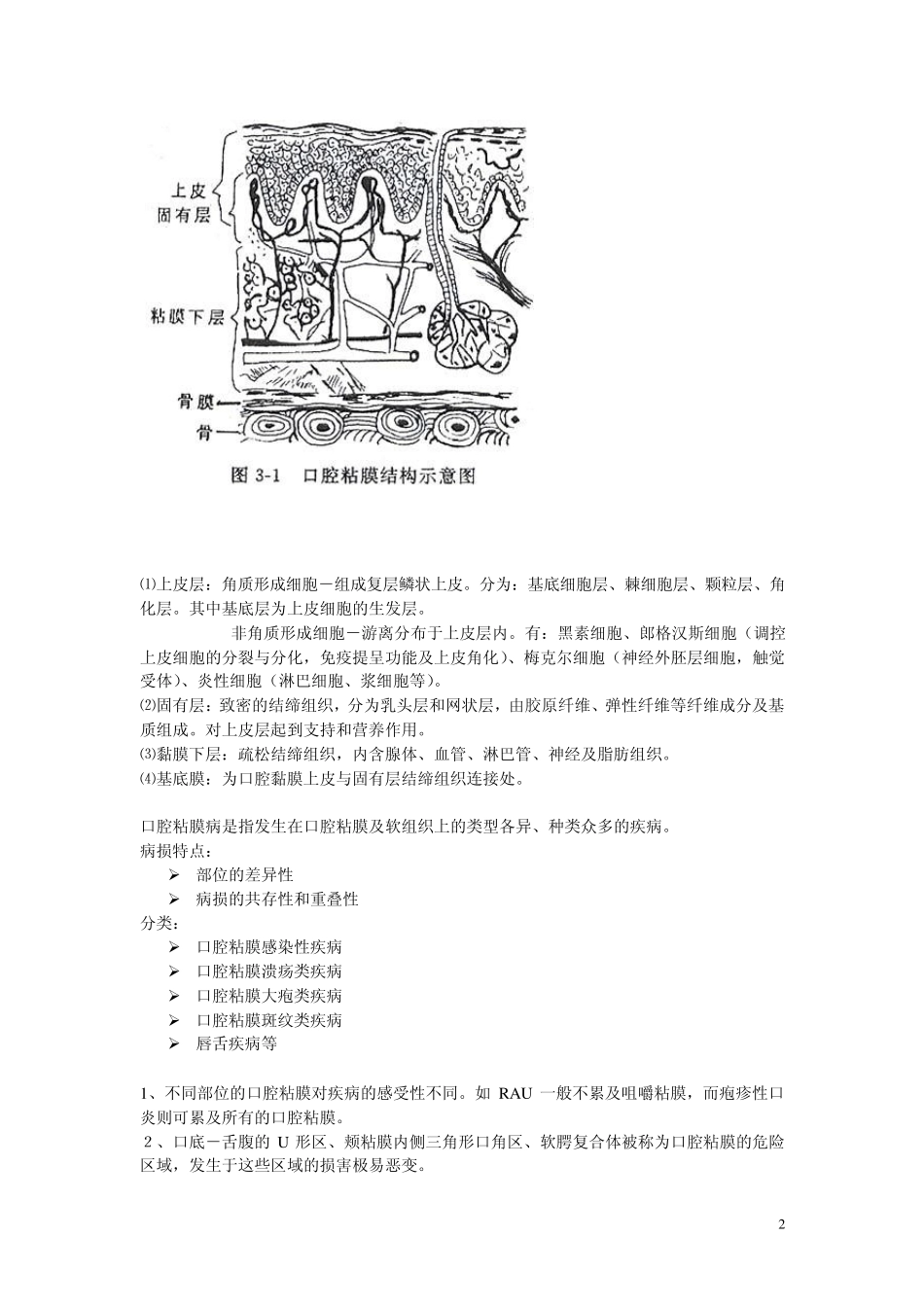 口腔粘膜病讲义_第2页