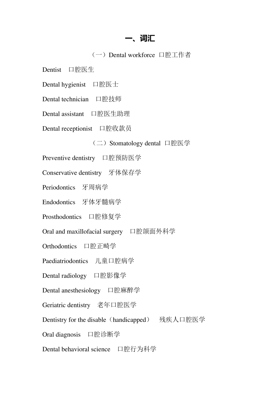 口腔英语会话集_第3页