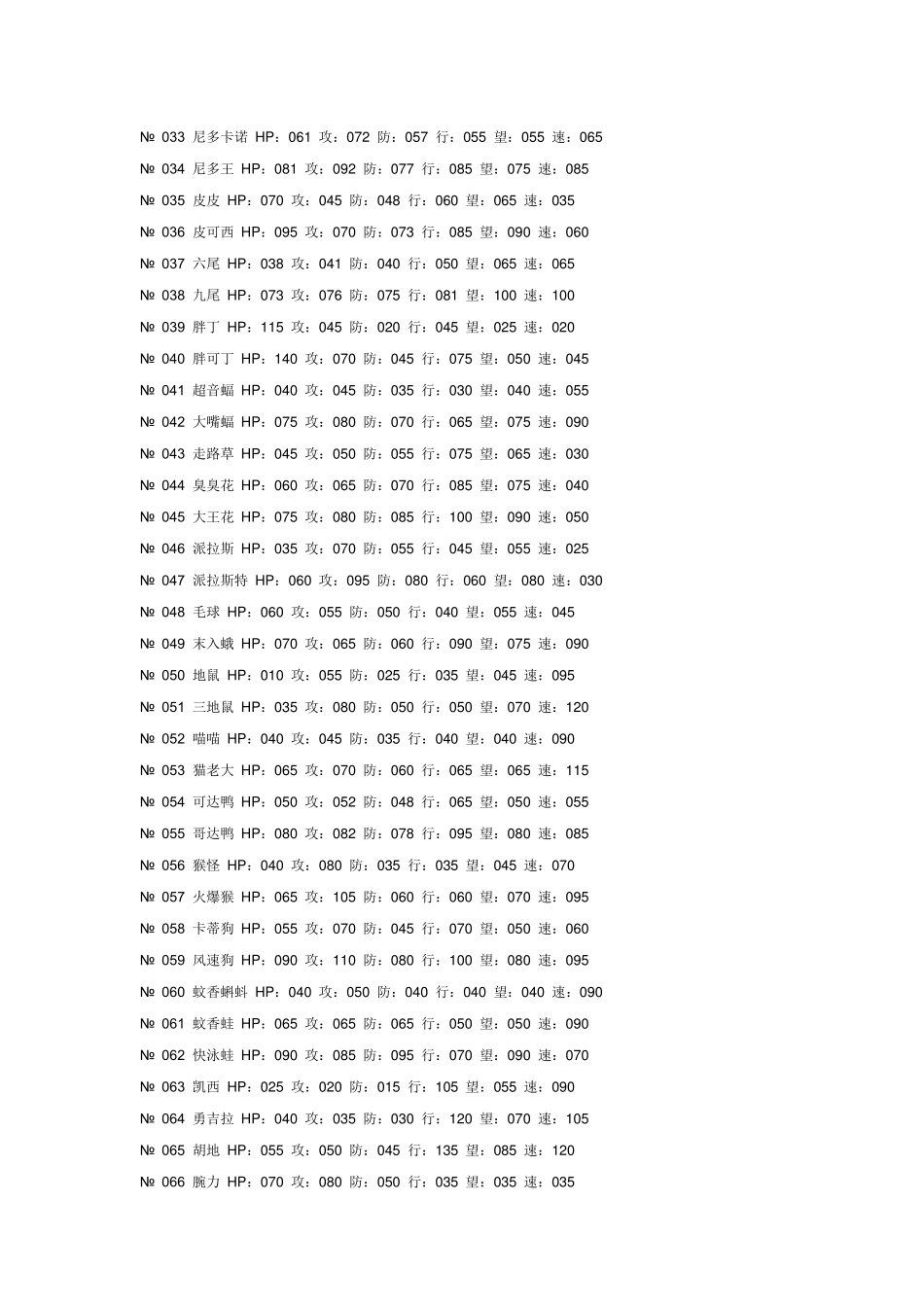 口袋妖怪386个体值及努力值表_第2页