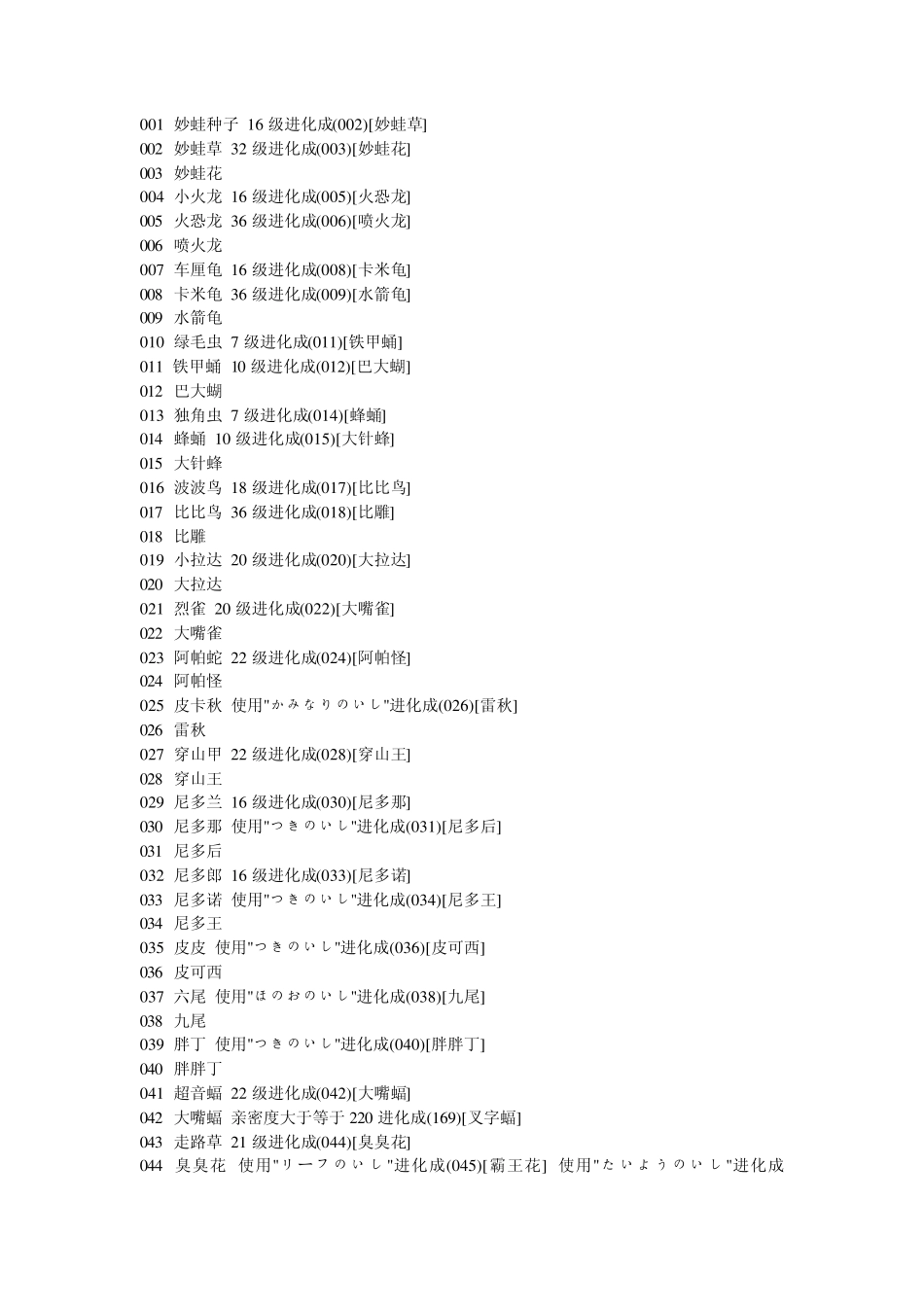 口袋妖怪386进化表_第1页