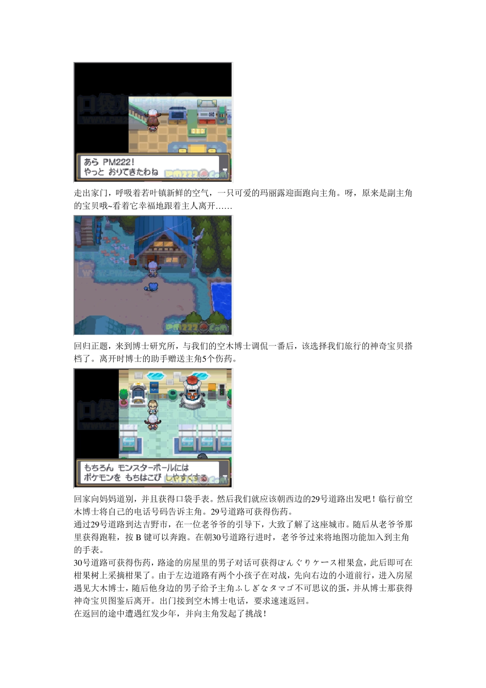 口袋妖怪心金魂银图文完全攻略_第2页