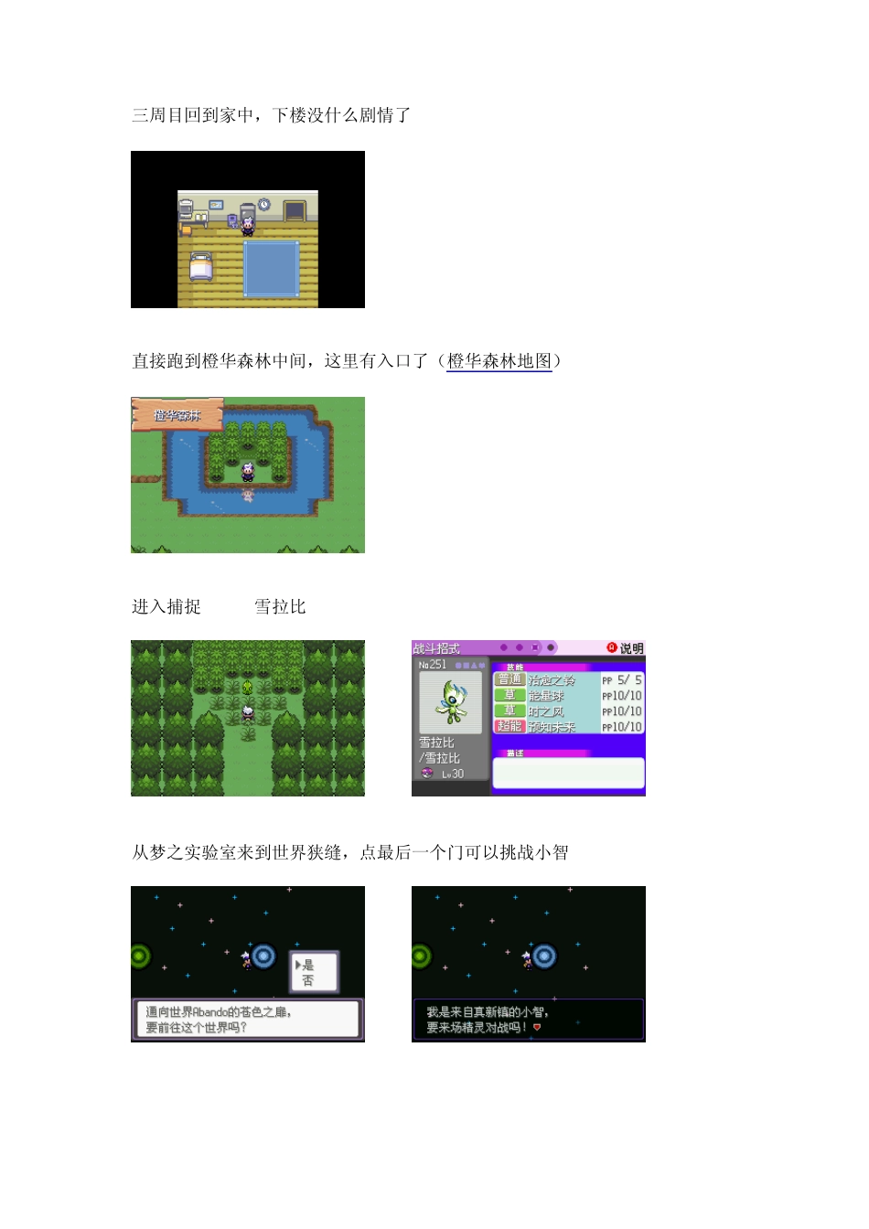 口袋妖怪漆黑的魅影5.0攻略(三周目)_第1页