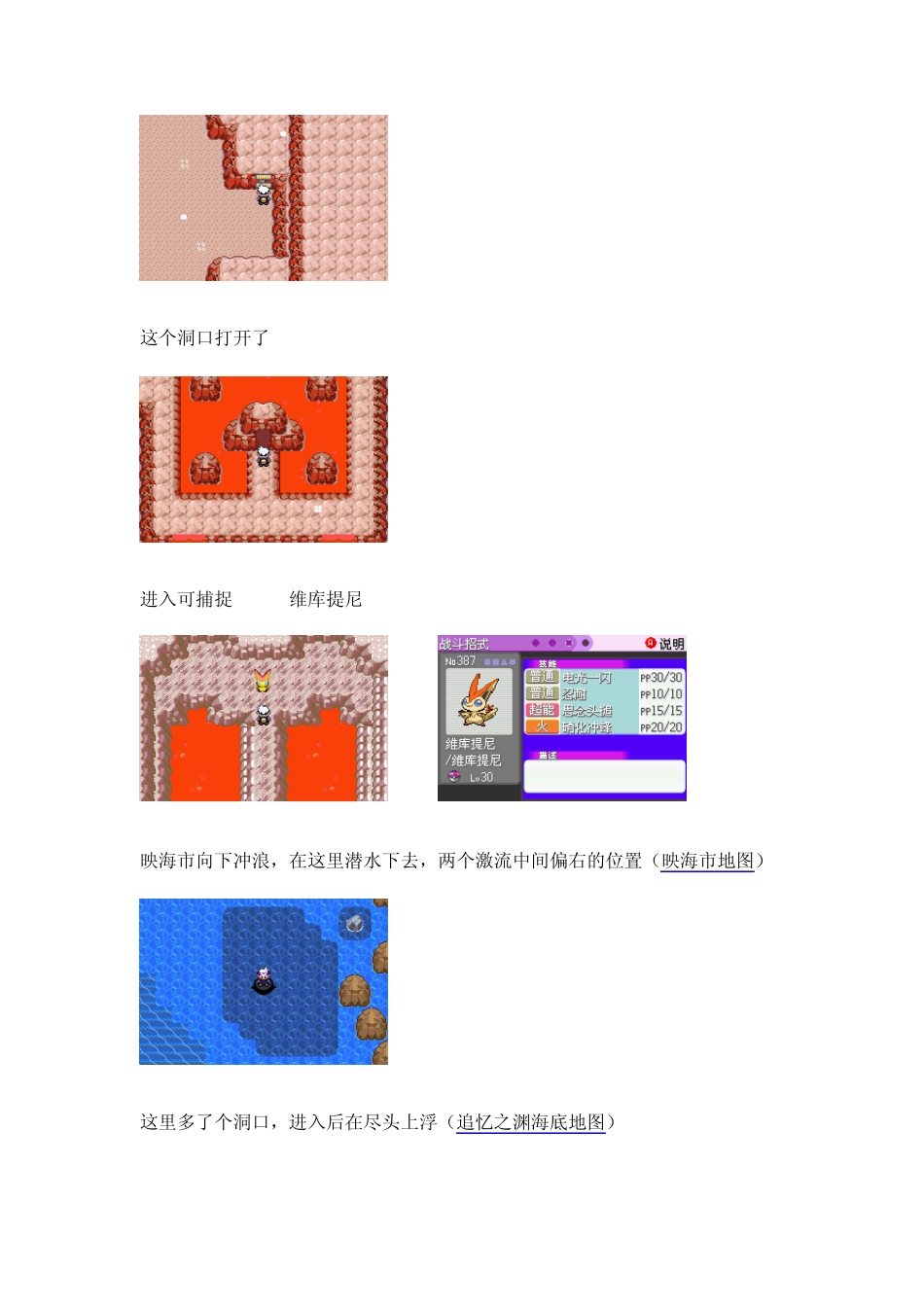 口袋妖怪漆黑的魅影5.0攻略(三周目)_第3页