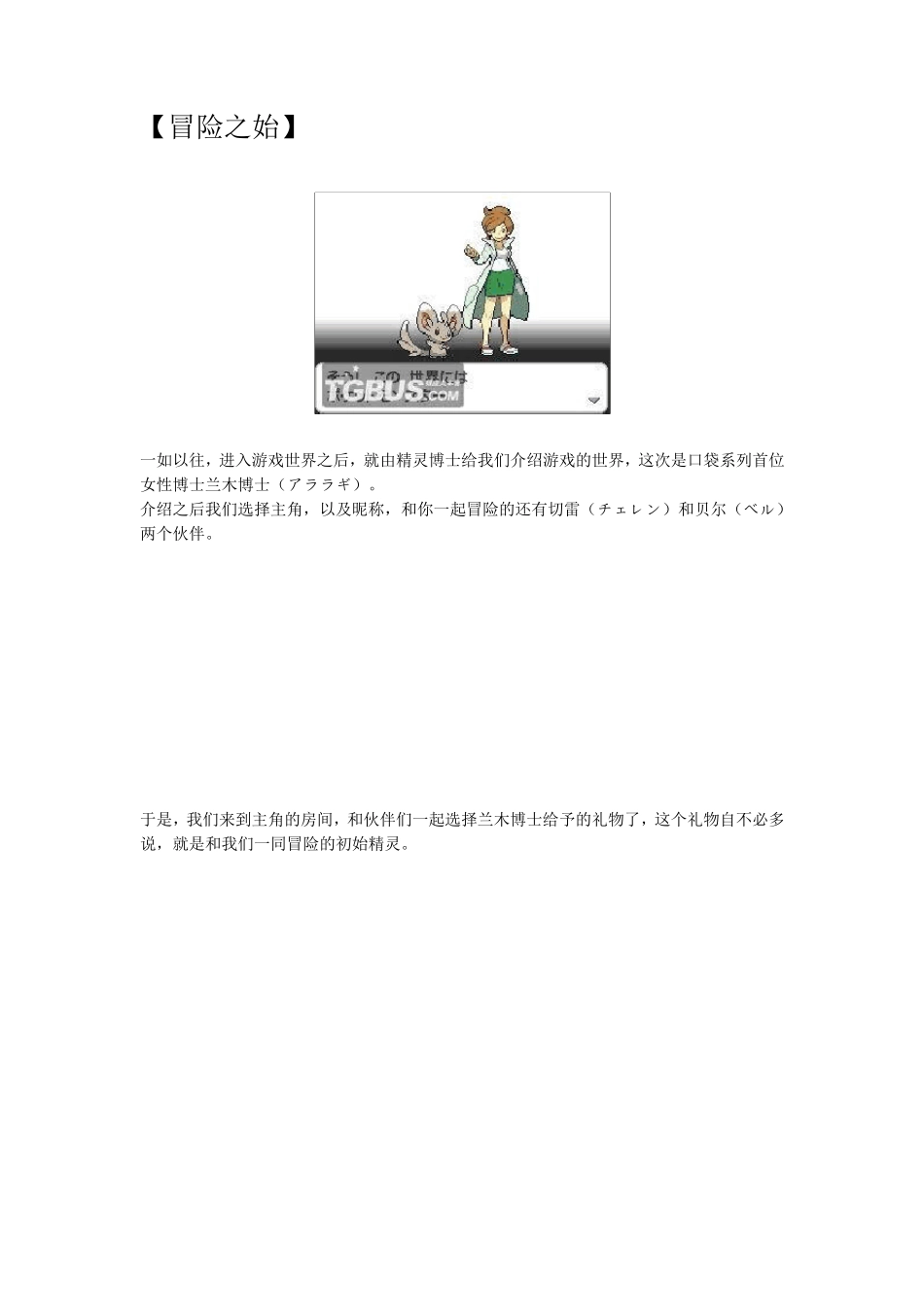 口袋妖怪白完整图文攻略_第1页