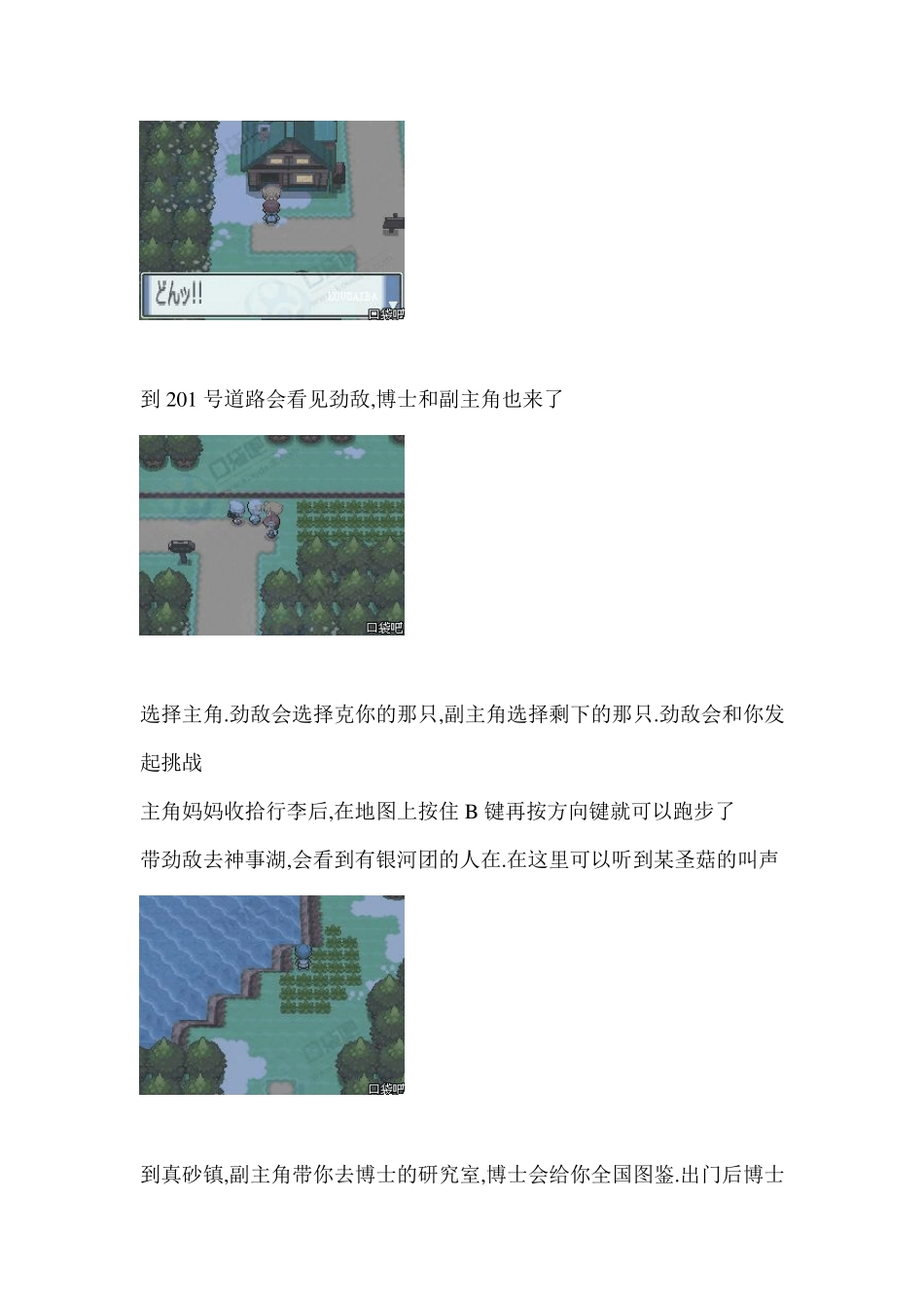 口袋妖怪白金一周目完全攻略_第3页
