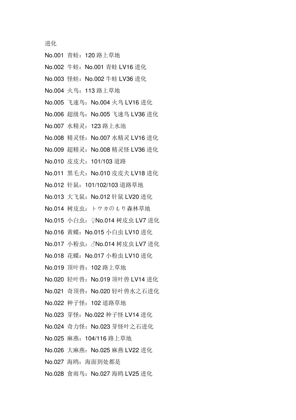 口袋妖怪红宝石进化_第1页