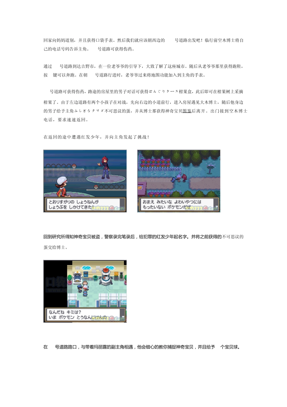 口袋妖怪银魂攻略_第3页