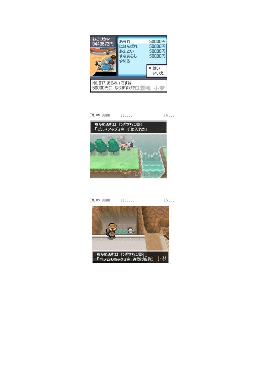 口袋妖怪黑白全技能机器入手方法图文解析_第3页