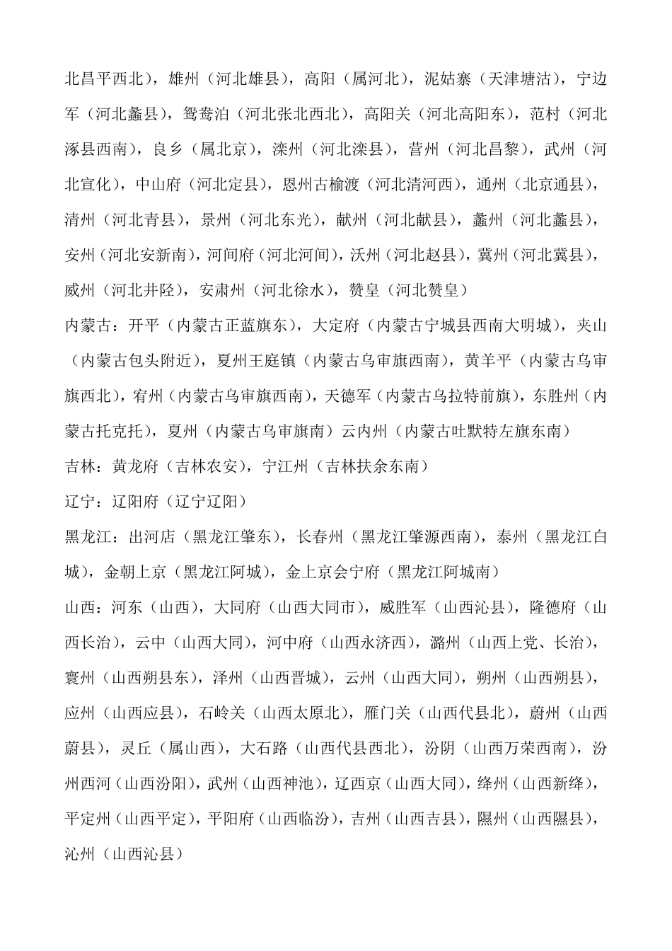 古今地名对照表_第3页