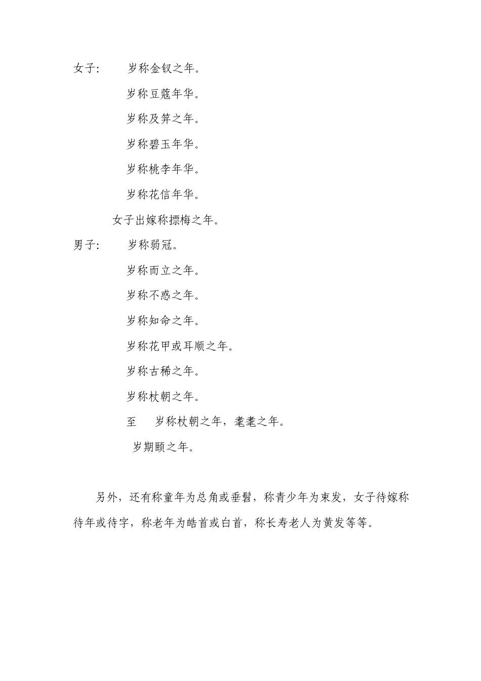 古代年龄别称_第1页