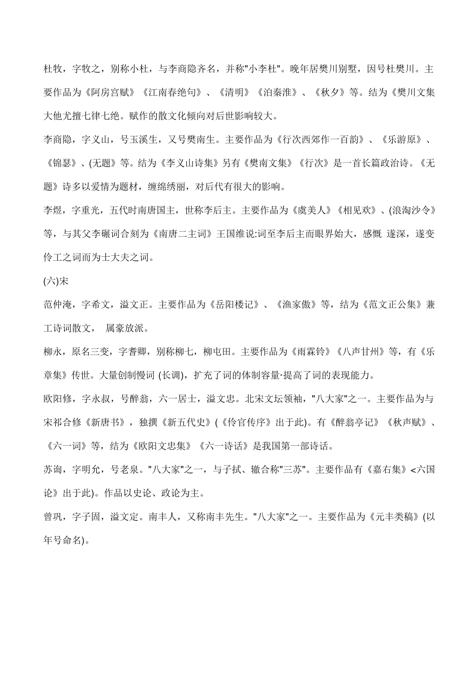 古代诗人作家字号整理_第3页