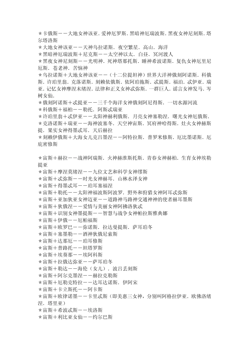 古希腊众神图谱_第1页