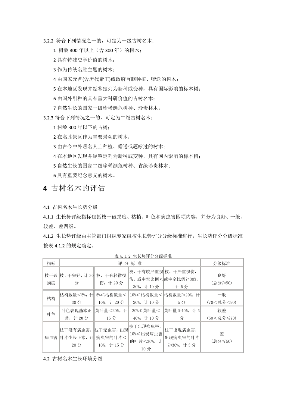 古树名木鉴定与评估标准福建省_第3页