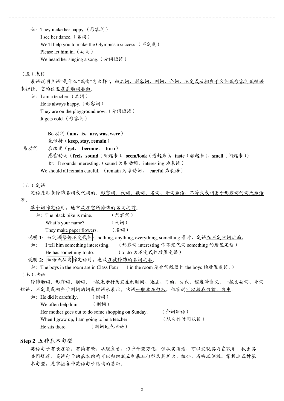 句子成分与翻译_第2页