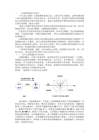 另类心电图学讲义21关于电生理知识与心电图...2