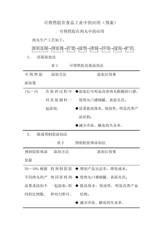可得然胶应用说明书